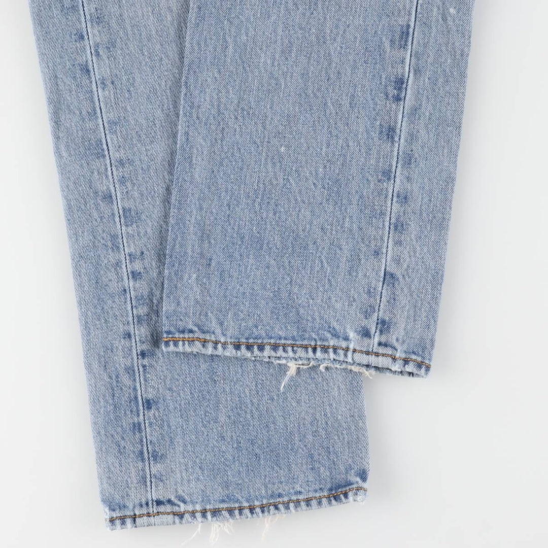 Levi's 501 straight denim pants for men, size W34 cotton blue type Vintage Second Hand