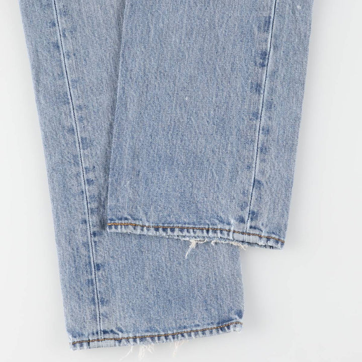 Levi's 501 straight denim pants for men, size W34 cotton blue type Vintage Second Hand