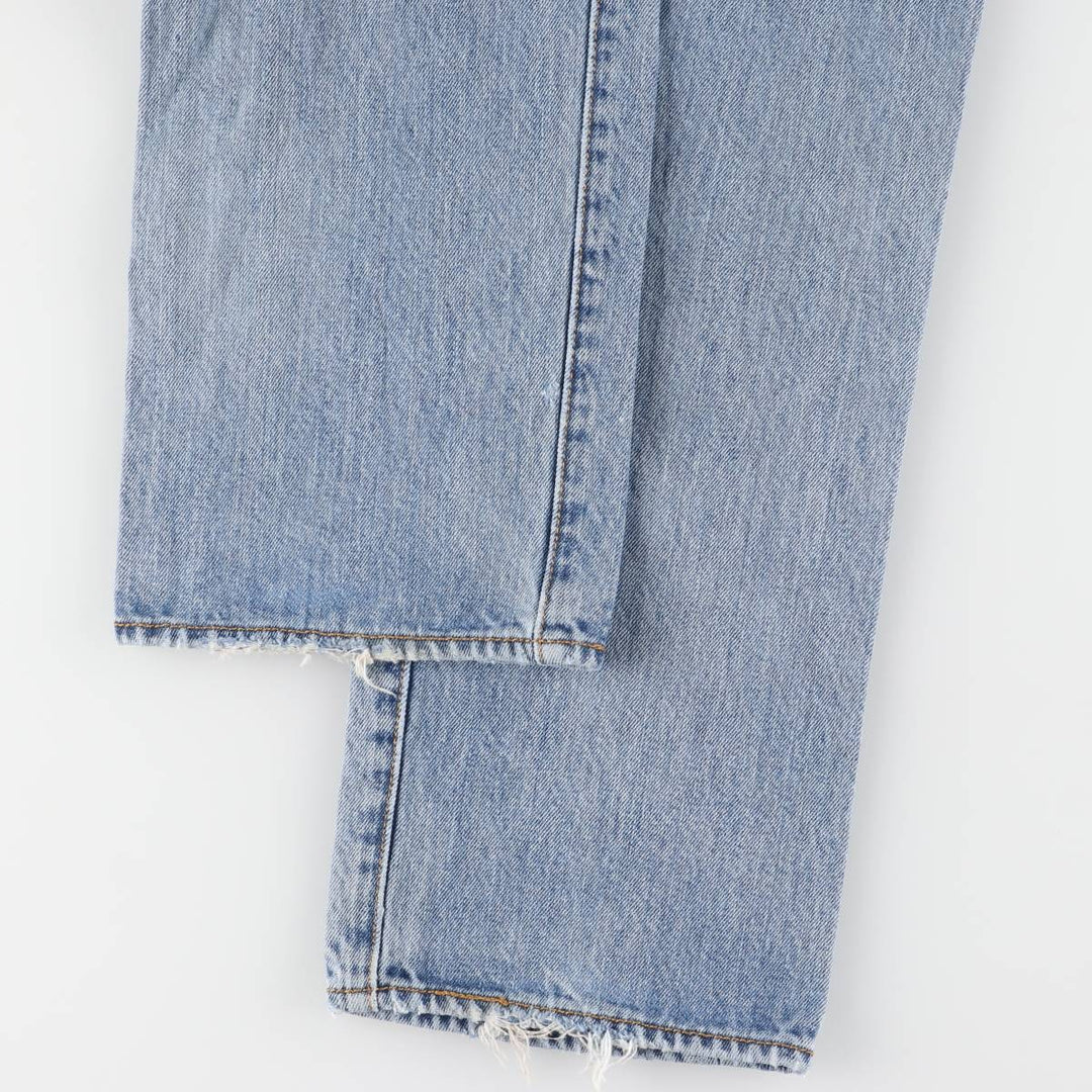 Levi's 501 straight denim pants for men, size W34 cotton blue type Vintage Second Hand