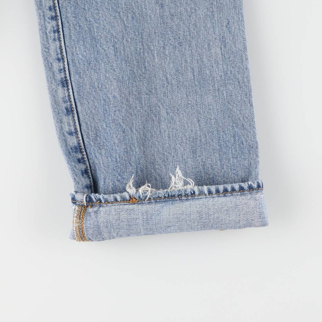 Levi's 501 straight denim pants for men, size W34 cotton blue type Vintage Second Hand