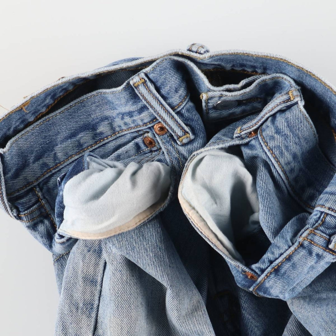 Levi's 501 straight denim pants for men, size W34 cotton blue type Vintage Second Hand