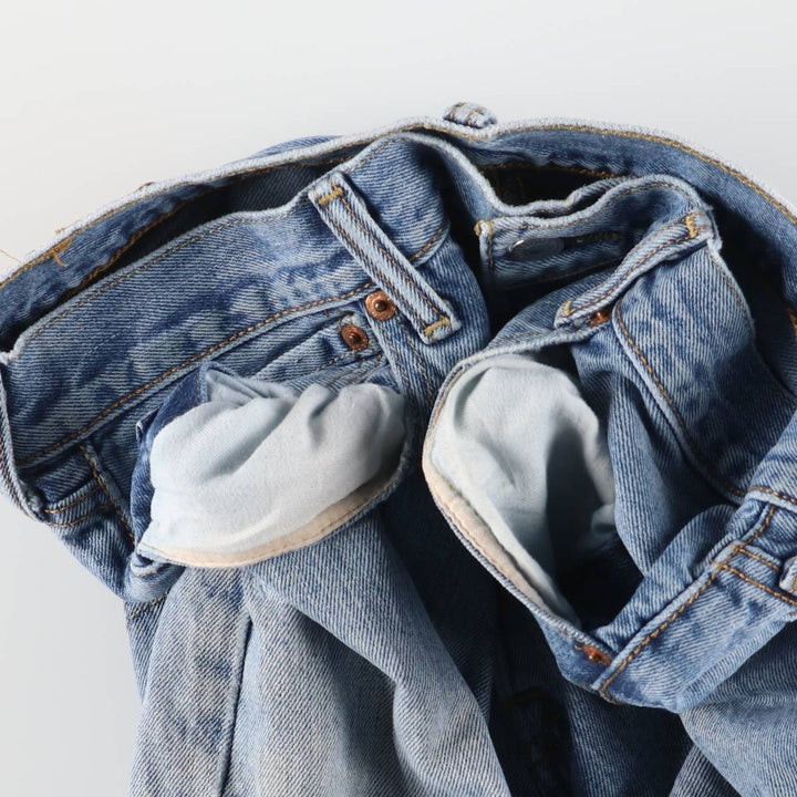 Levi's 501 straight denim pants for men, size W34 cotton blue type Vintage Second Hand
