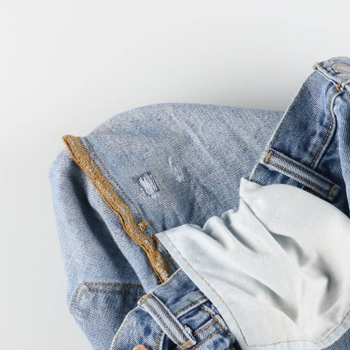 Levi's 501 straight denim pants for men, size W34 cotton blue type Vintage Second Hand