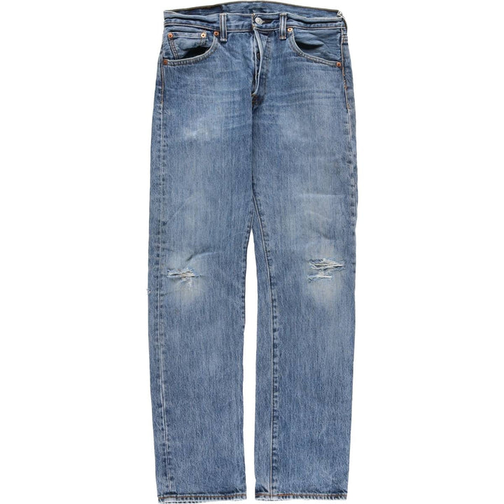 Levi's 501 straight denim pants for men, equivalent to w31 cotton blue type Vintage Second Hand