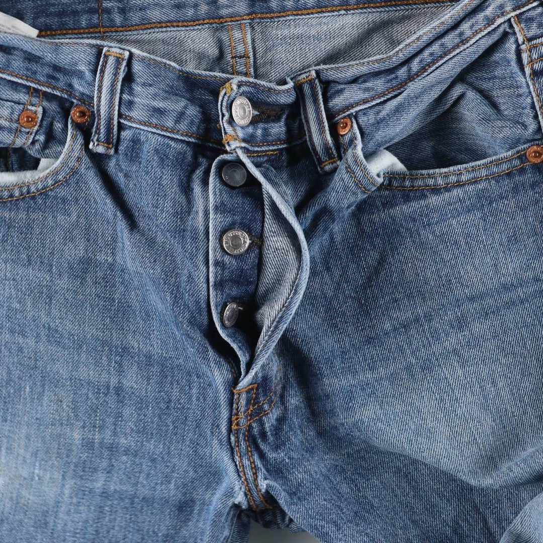 Levi's 501 straight denim pants for men, equivalent to w31 cotton blue type Vintage Second Hand