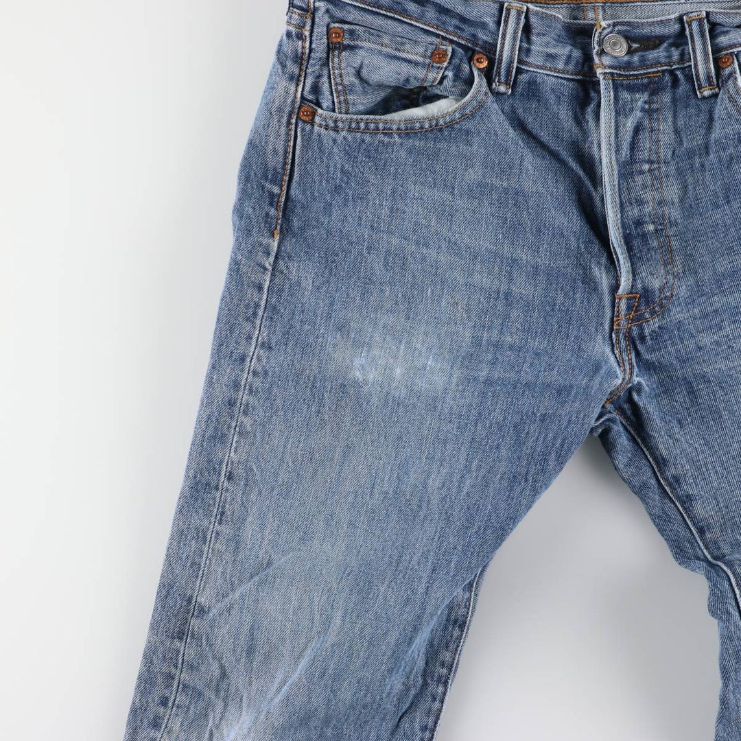 Levi's 501 straight denim pants for men, equivalent to w31 cotton blue type Vintage Second Hand