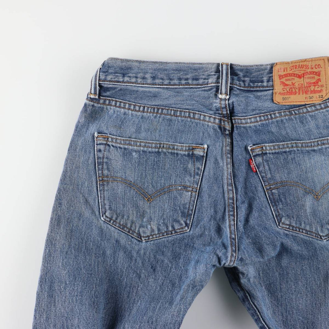 Levi's 501 straight denim pants for men, equivalent to w31 cotton blue type Vintage Second Hand
