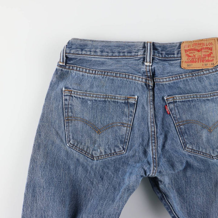 Levi's 501 straight denim pants for men, equivalent to w31 cotton blue type Vintage Second Hand