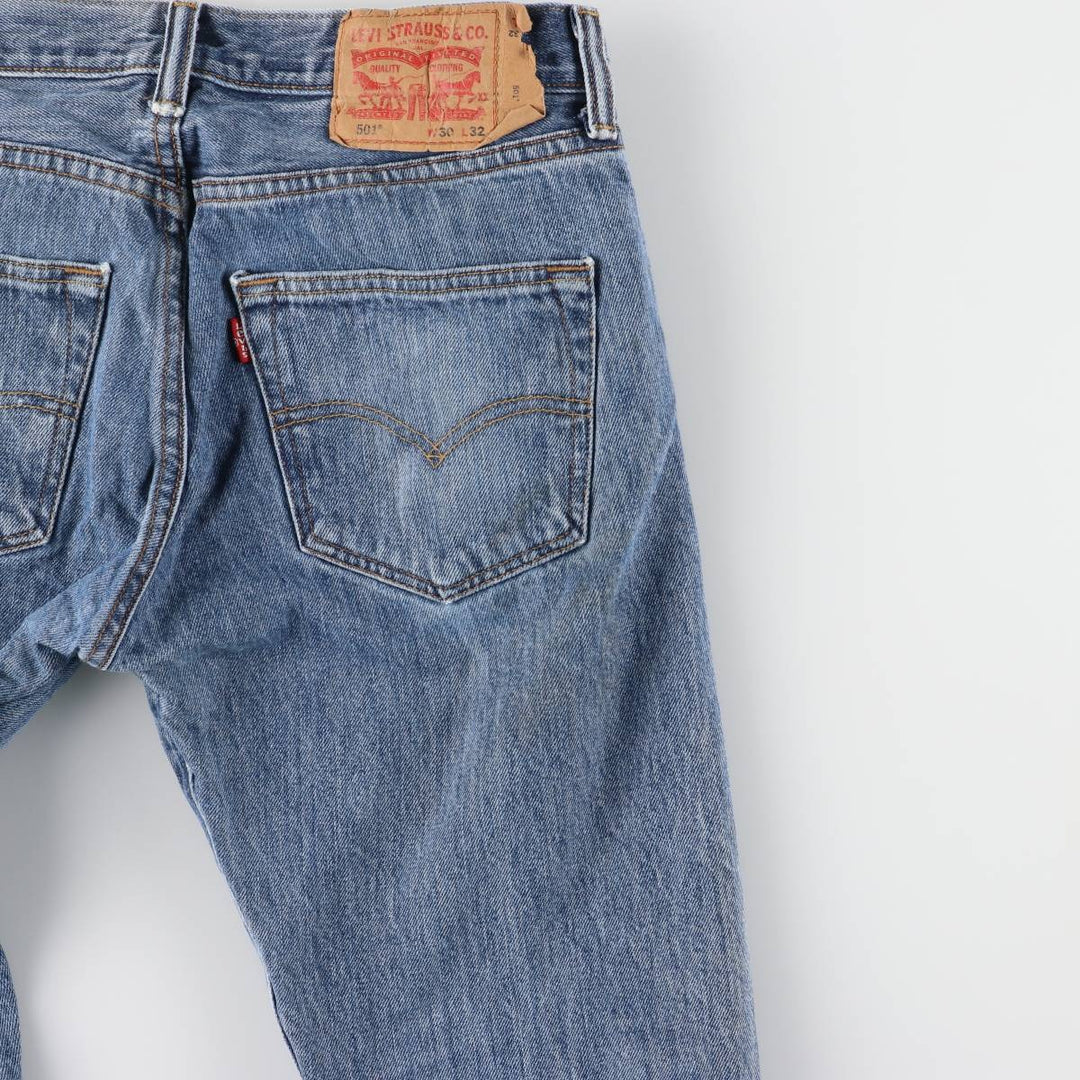 Levi's 501 straight denim pants for men, equivalent to w31 cotton blue type Vintage Second Hand