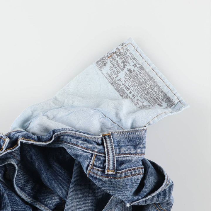 Levi's 501 straight denim pants for men, equivalent to w31 cotton blue type Vintage Second Hand
