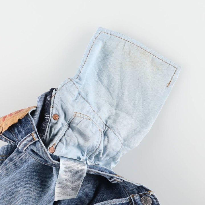 Levi's 501 straight denim pants for men, equivalent to w31 cotton blue type Vintage Second Hand