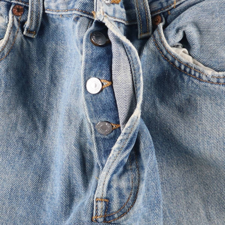 Levi's 501 straight denim pants for men, size W34 cotton blue type Vintage Second Hand