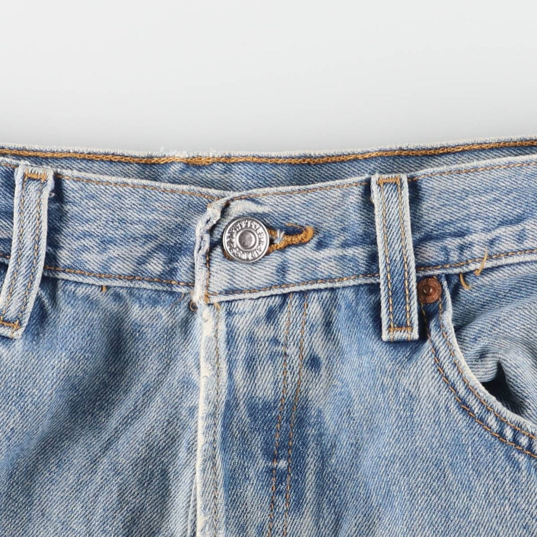 Levi's 501 straight denim pants for men, size W34 cotton blue type Vintage Second Hand