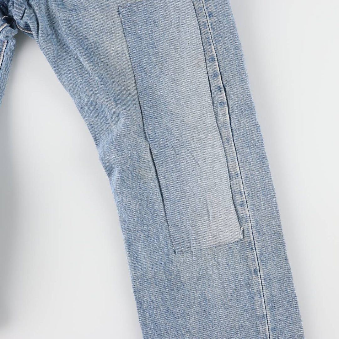 Levi's 501 straight denim pants for men, size W34 cotton blue type Vintage Second Hand