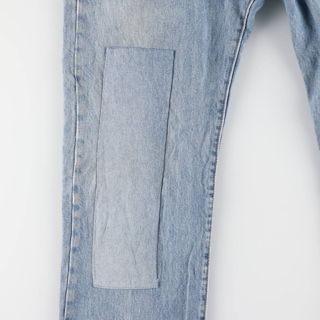 Levi's 501 straight denim pants for men, size W34 cotton blue type Vintage Second Hand