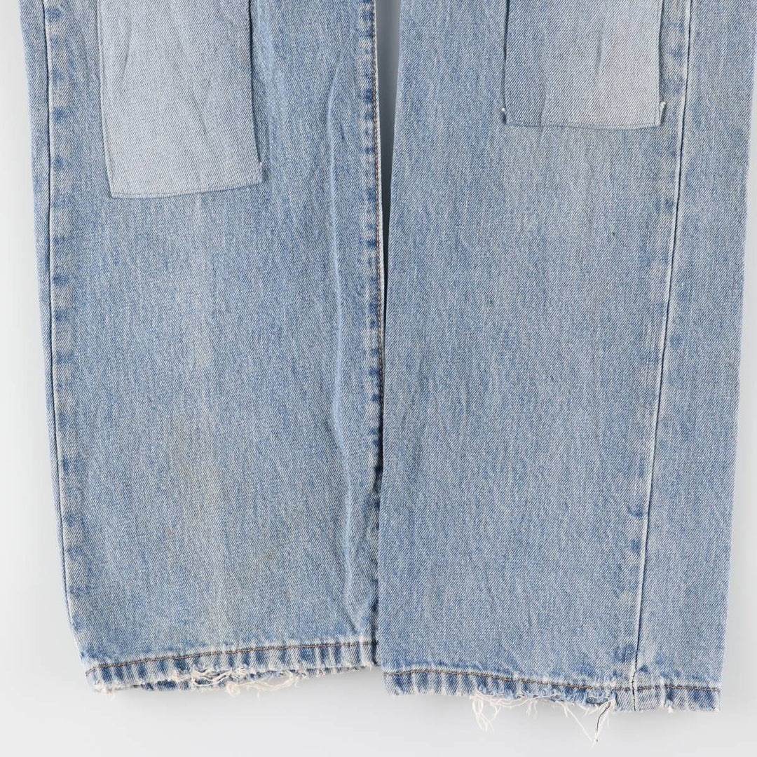 Levi's 501 straight denim pants for men, size W34 cotton blue type Vintage Second Hand