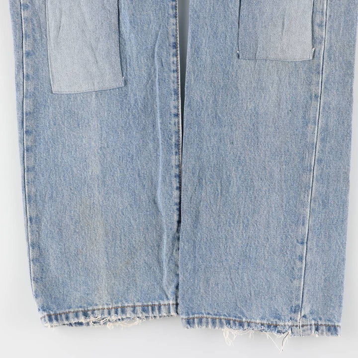 Levi's 501 straight denim pants for men, size W34 cotton blue type Vintage Second Hand
