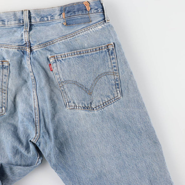 Levi's 501 straight denim pants for men, size W34 cotton blue type Vintage Second Hand