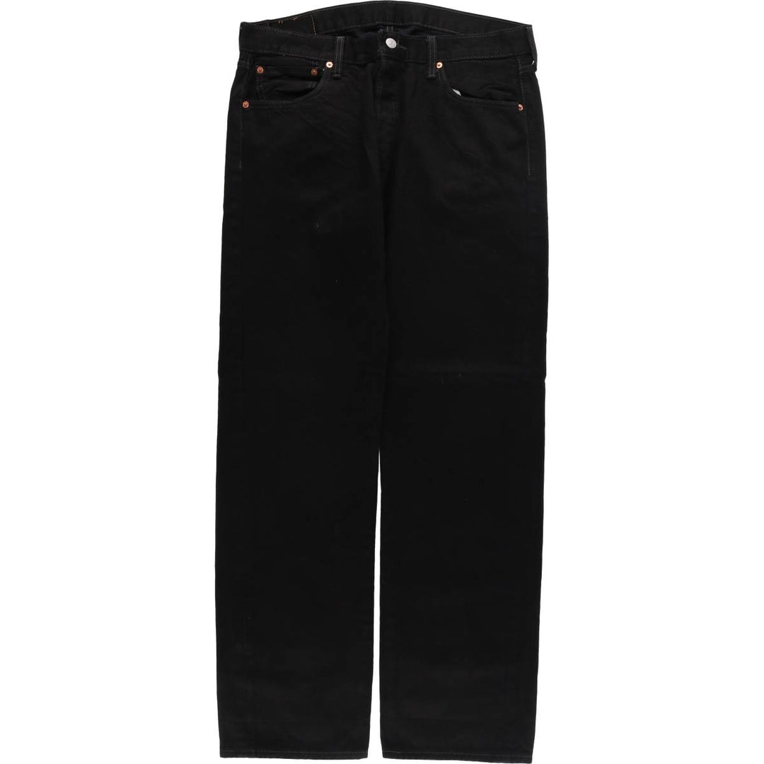 Levi's 501 Black Denim Straight Denim Pants Men's W36 cotton black type Vintage Second Hand