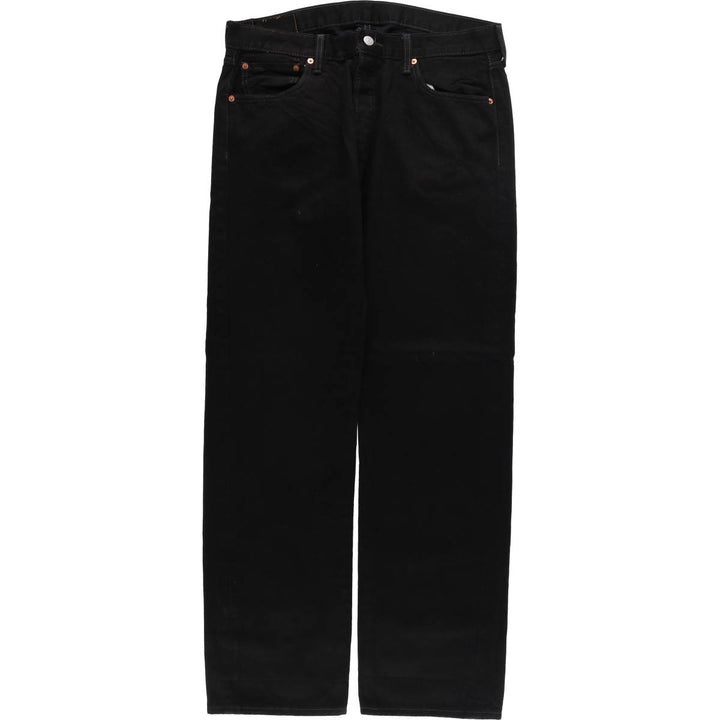 Levi's 501 Black Denim Straight Denim Pants Men's W36 cotton black type Vintage Second Hand