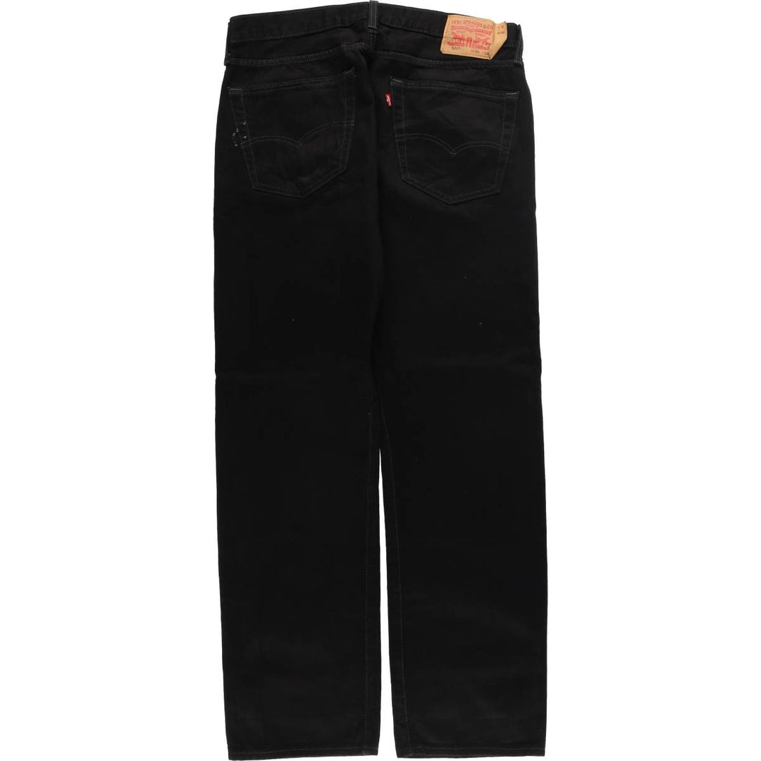 Levi's 501 Black Denim Straight Denim Pants Men's W36 cotton black type Vintage Second Hand