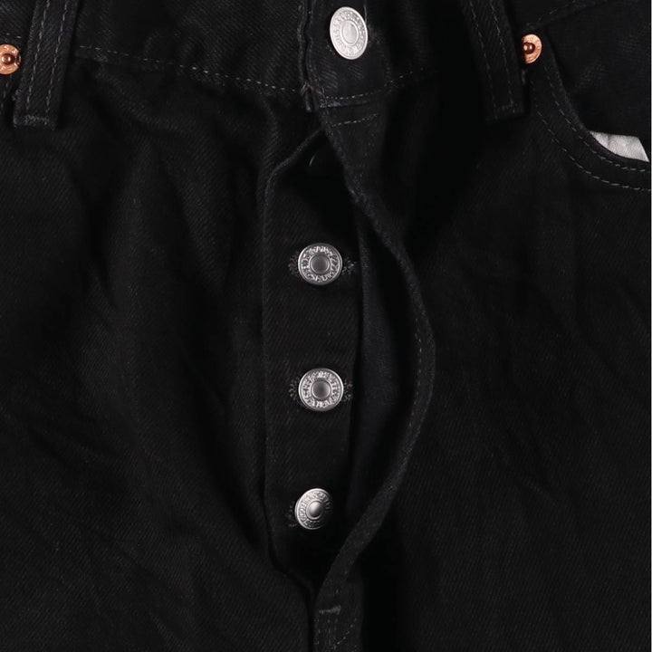 Levi's 501 Black Denim Straight Denim Pants Men's W36 cotton black type Vintage Second Hand