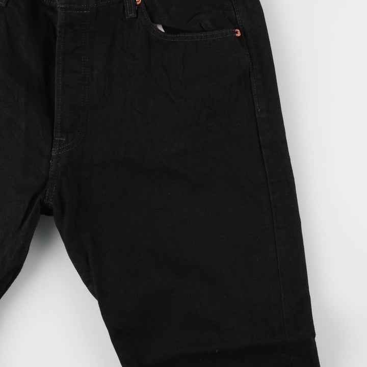 Levi's 501 Black Denim Straight Denim Pants Men's W36 cotton black type Vintage Second Hand