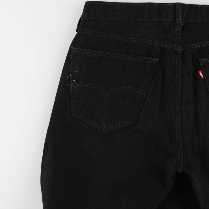 Levi's 501 Black Denim Straight Denim Pants Men's W36 cotton black type Vintage Second Hand