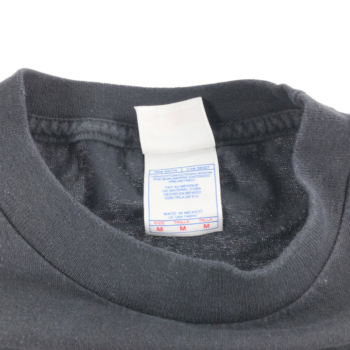 00'S TENNESSEE RIVER JIMI HENDRIX Jimi Hendrix Band T-shirt Band Tee Men's M size cotton black type Vintage Second Hand