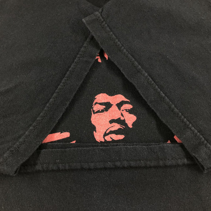 00'S TENNESSEE RIVER JIMI HENDRIX Jimi Hendrix Band T-shirt Band Tee Men's M size cotton black type Vintage Second Hand