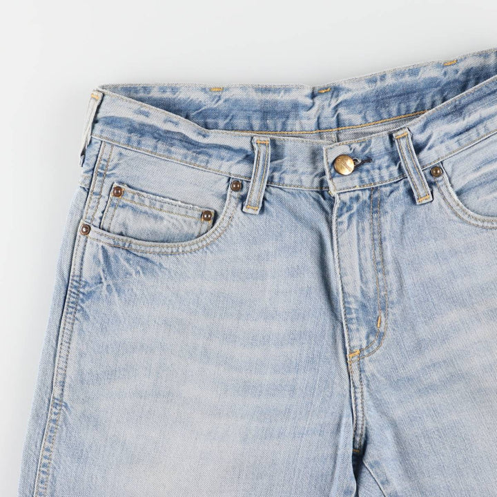 Carhartt WESTERN BERMUDA denim shorts, women's size L (w30) cotton blue type Vintage Second Hand