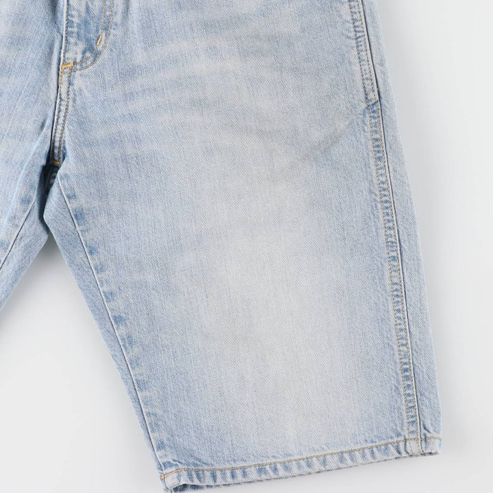 Carhartt WESTERN BERMUDA denim shorts, women's size L (w30) cotton blue type Vintage Second Hand