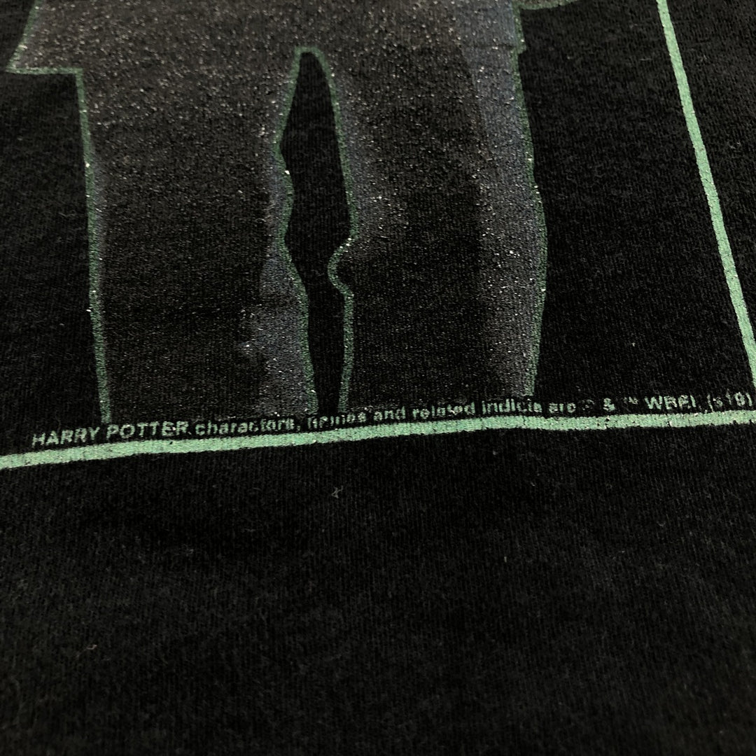 PORT AND COMPANY HARRY POTTER DRACO MALFOY Movie T-shirt Men's L size cotton black type Vintage Second Hand