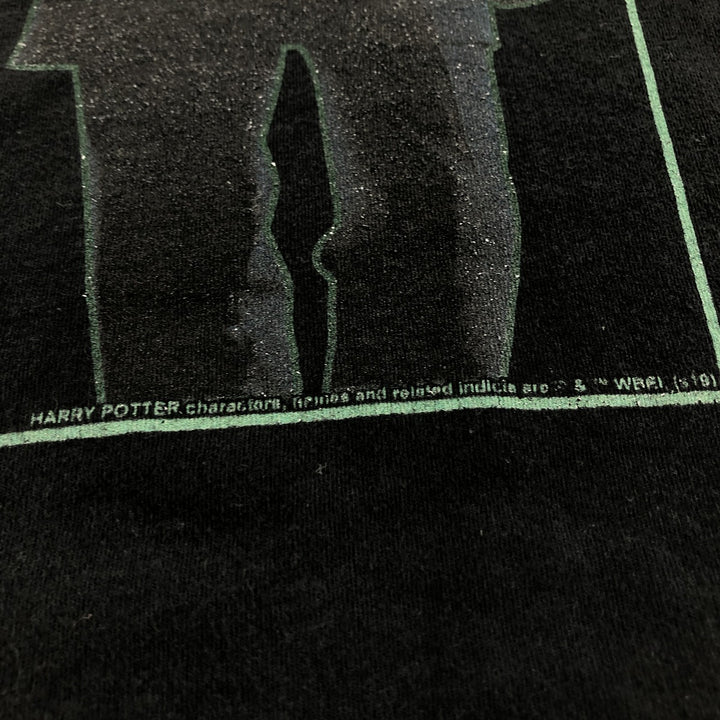 PORT AND COMPANY HARRY POTTER DRACO MALFOY Movie T-shirt Men's L size cotton black type Vintage Second Hand
