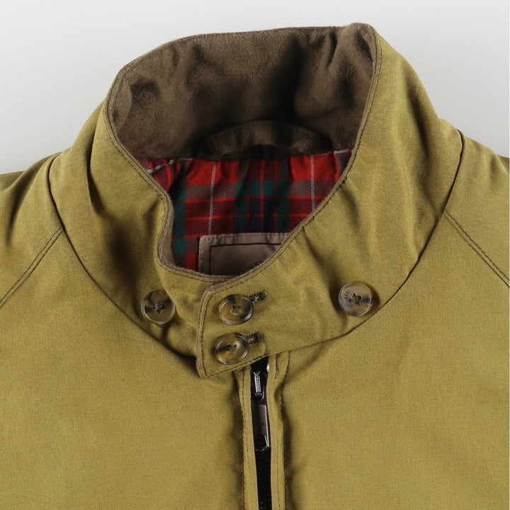 Baracuta G-9 Oiled Harrington Jacket Swing Top Men's L size unknown ocher yellow type Vintage Second Hand