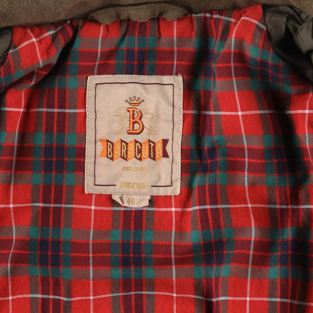 Baracuta G-9 Oiled Harrington Jacket Swing Top Men's L size unknown ocher yellow type Vintage Second Hand