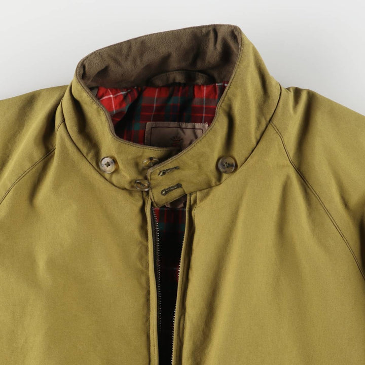 Baracuta G-9 Oiled Harrington Jacket Swing Top Men's L size unknown ocher yellow type Vintage Second Hand