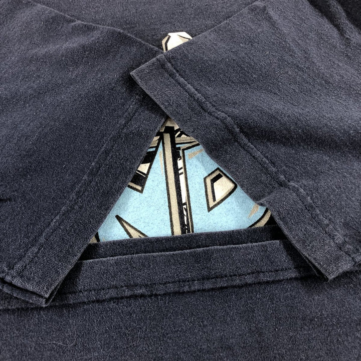 AND1 Sports T-shirt Men's XL size cotton navy blue type Vintage Second Hand