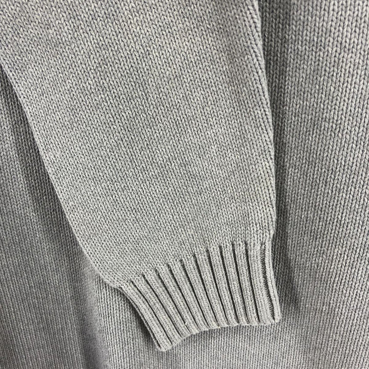 2000'S Tommy Hilfiger Cotton Knit Sweater, Men's Size Small cotton gray type Vintage Second Hand