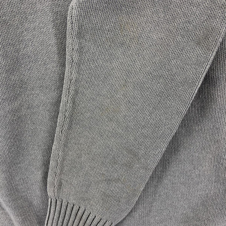 2000'S Tommy Hilfiger Cotton Knit Sweater, Men's Size Small cotton gray type Vintage Second Hand