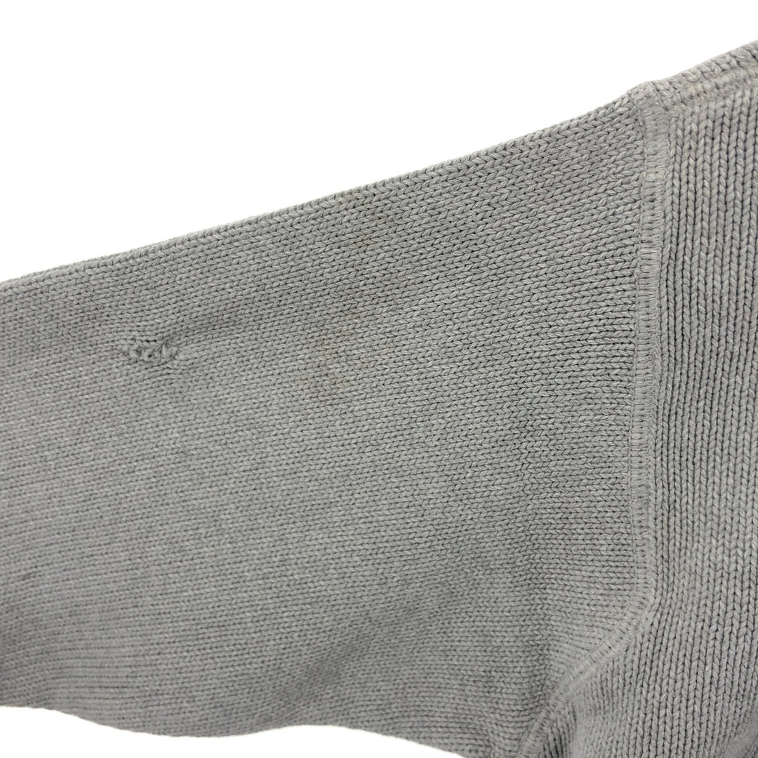 2000'S Tommy Hilfiger Cotton Knit Sweater, Men's Size Small cotton gray type Vintage Second Hand
