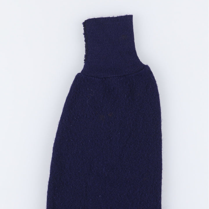 Vintage 80s-90'S Lacoste IZOD acrylic knit cardigan, made in the USA, size M, men's Oron Acrylic navy blue type Vintage Second Hand