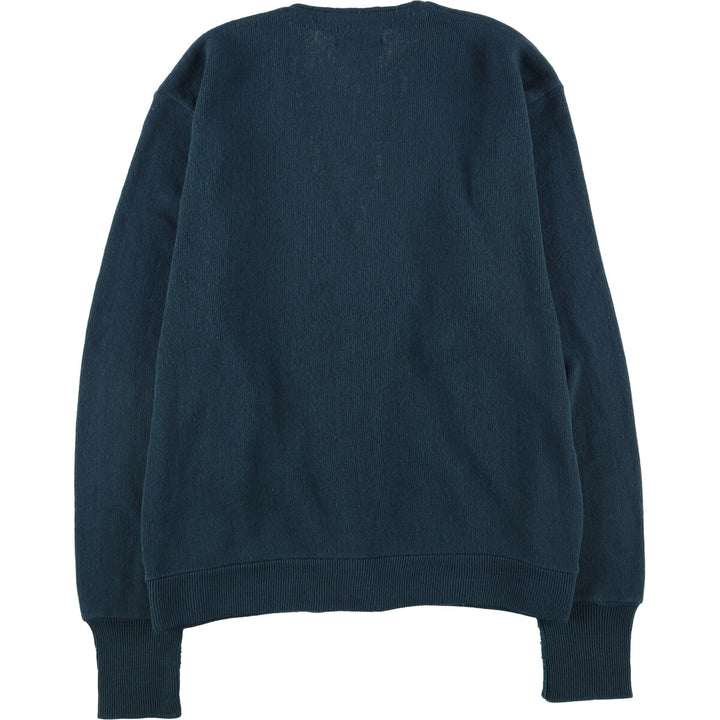 Vintage 90'S IZOD acrylic knit cardigan, made in the USA, size L, men's acrylic Green type dark green Vintage Second Hand