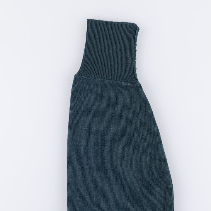 Vintage 90'S IZOD acrylic knit cardigan, made in the USA, size L, men's acrylic Green type dark green Vintage Second Hand
