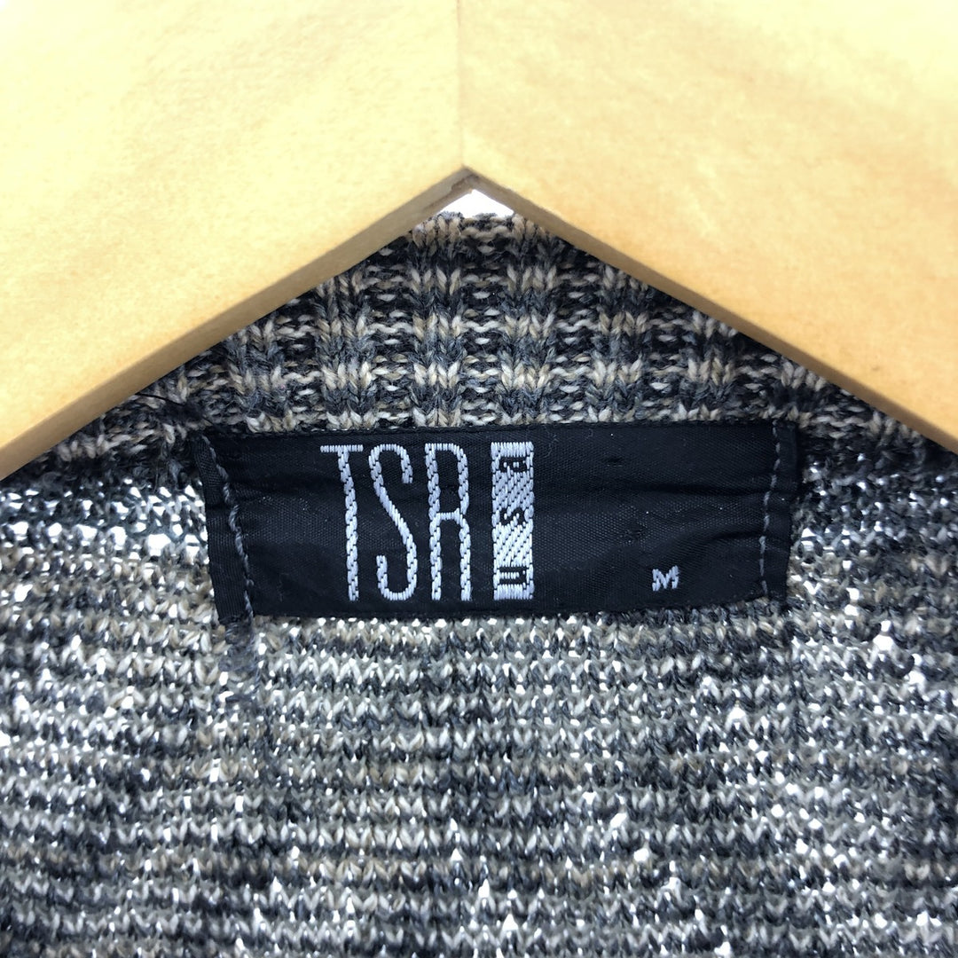 TSR All-Over Print Knit Sweater, Men's Size M unclear Khaki type Vintage Second Hand