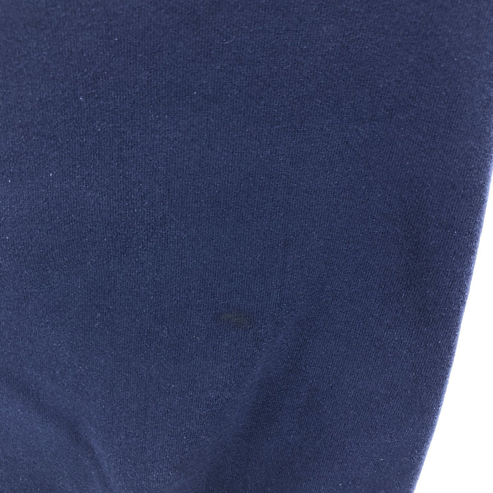90'S Russell Two-tone Plain Blank Sweatshirt Hoodie Made in USA Men's L Vintage cotton navy blue type Vintage Second Hand