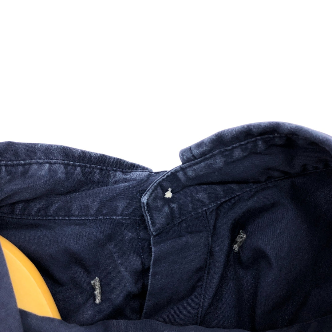 Ralph Lauren short sleeve button down shirt, men's XL size cotton navy blue type Vintage Second Hand