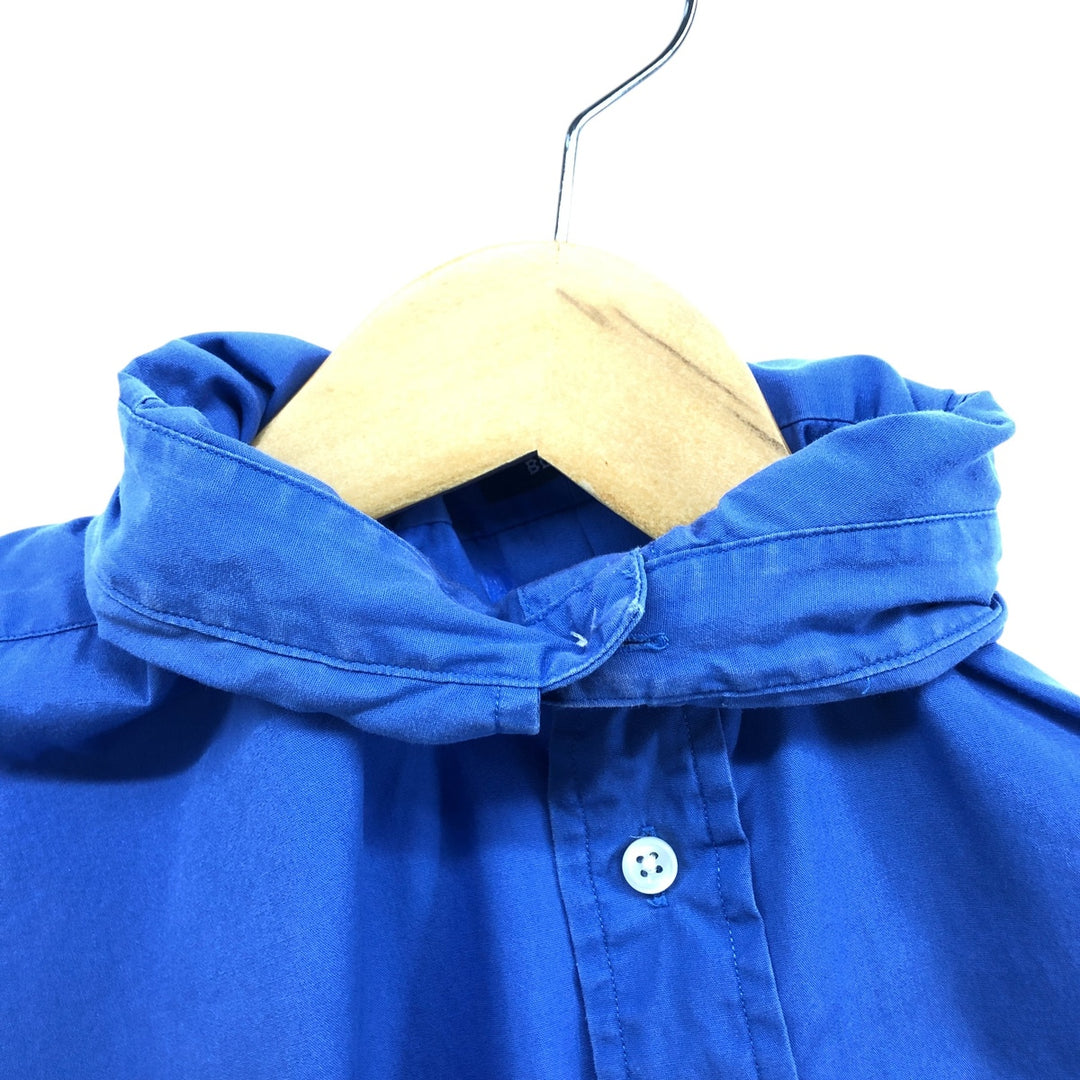 Ralph Lauren short sleeve button down shirt, men's size L cotton blue type Vintage Second Hand