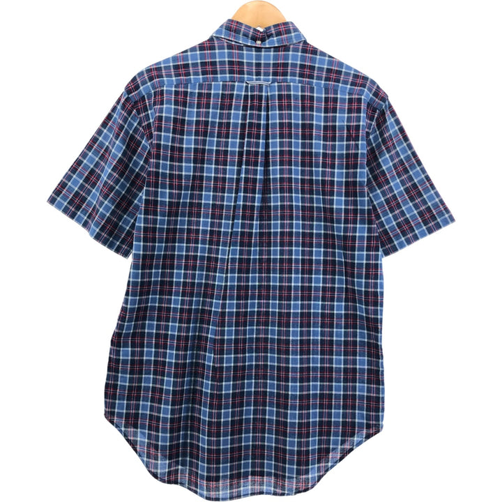 Ralph Lauren Classic Fit Short Sleeve Button Down Check Shirt Men's M cotton multicolor Vintage Second Hand