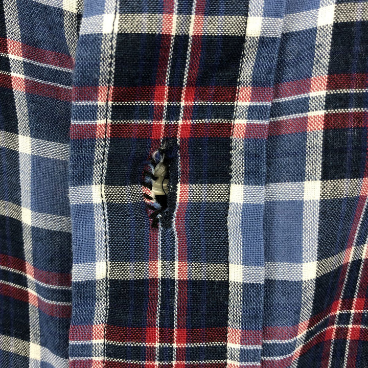 Ralph Lauren Classic Fit Short Sleeve Button Down Check Shirt Men's M cotton multicolor Vintage Second Hand